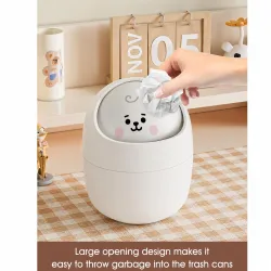 Cortina Corton Design Plastic Small Tabletop Dustbin