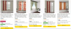 Cortina Curtains Starting @ ₹178