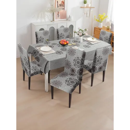 Image of Cortina Dining Chair Cover with Table Covers
