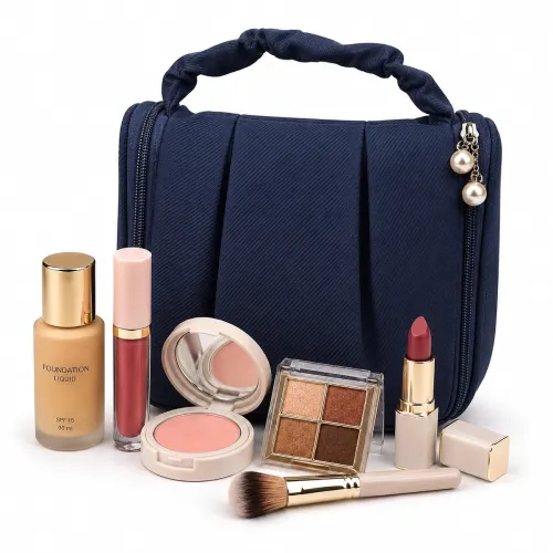 Image of Cortina Large Travel Toiletry & Makeup Organizer Bag – for Men & Women