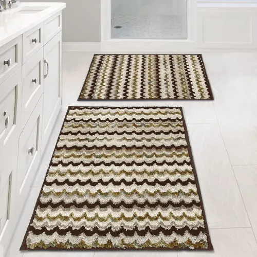 Image of Cortina Microfiber Anti-Skid Bath Mats