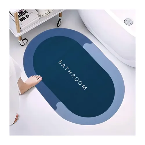 Image of Cortina Pack of 1 Quick Dry Water Absorbing Rectangular Silicon Floor Mat