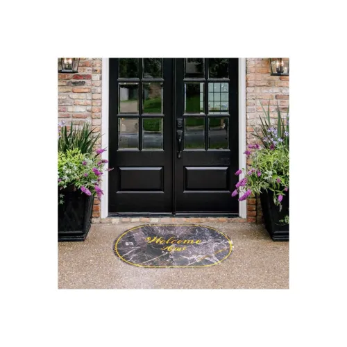 Image of Cortina PVC Coil Anti-Slip Door Mat Waterproof Dust-Removing Floor Mat, Heavy Duty Easy to Clean Super Absorbent Doormat