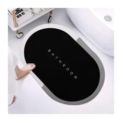 Cortina Silicon Floor Mat 60x40cm Black