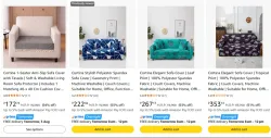 Cortina Stylish Sofa Cover upto 94% discount 