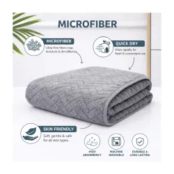 Cortina Towels for Bath (70 x 140 cm) – 380 GSM Microfiber Bath Towels, Ultra Soft, Highly Absorbent & Quick Dry for Gym
