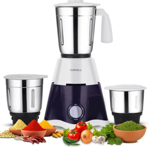Image of Corvell NUTRIX 750 W Mixer Grinder 3 Jars 