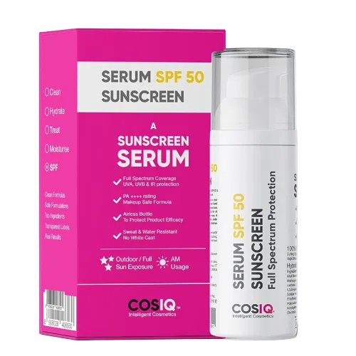 Image of Cos-IQ Sunscreen SPF 50 Serum For Oily, Dry, Acne-prone Skin