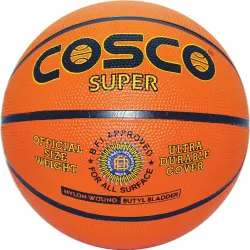 COSCO SUPER Basketball - Size: 6 (Kids, Pack of 1, Orange)