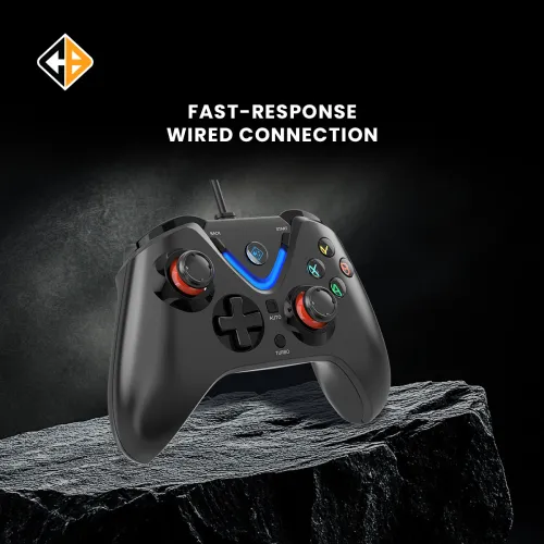 Image of Cosmic Byte ARES Wired Controller (Black, For PC)