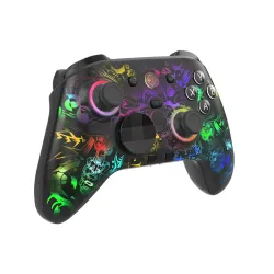 Cosmic Byte Lumora Tri-Mode Controller with Stealth Black RGB-Reveal Design