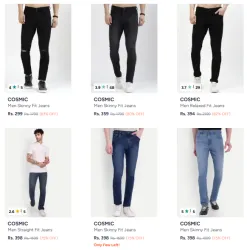 Cosmic Mens Jeans Starrting at ₹299