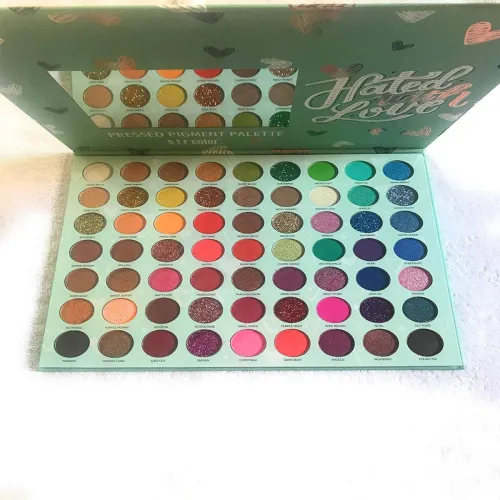 Image of Cosmo Vibes Hated With Love Shimmery Finish Pressed Pigment Eyeshadow Palette - 100 g