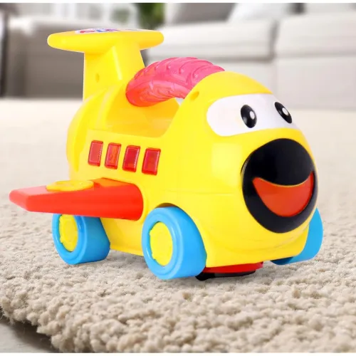 Image of COSMOBABY 3+ Years Premium Bump Musical Plane with Led & Lights