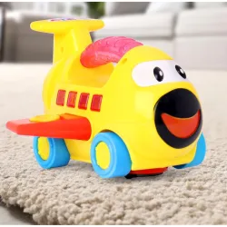 COSMOBABY 3+ Years Premium Bump Musical Plane with Led & Lights