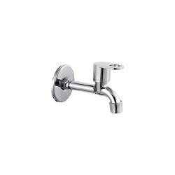 COSSIMO Prime Zinc Alloy Wall Mounted Long Body Bib Cock Tap (Pack of 1)