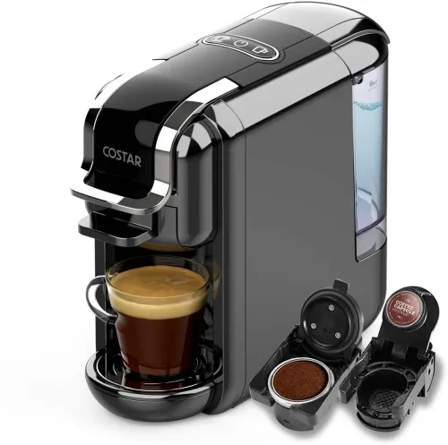Image of Costar 2-in-1 Espresso Coffee Machine – Black