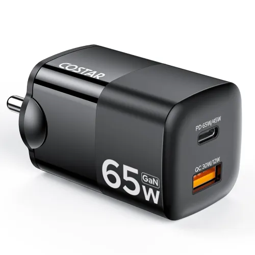 Image of Costar 65W GaN Dual Port Type C Fast Charger For Laptops