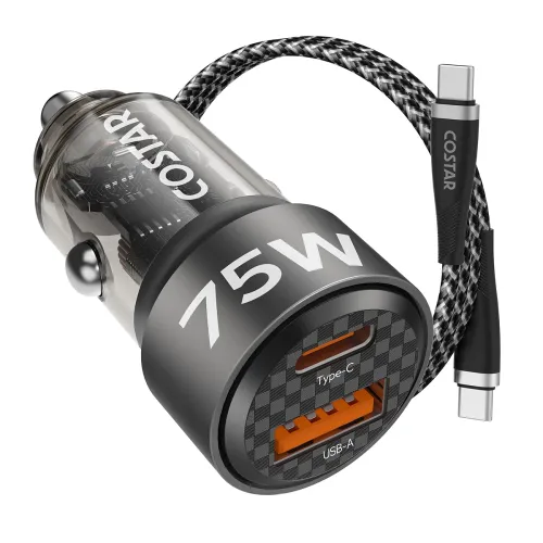 Image of COSTAR 75W Car Charger Fast Charging 