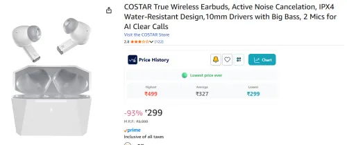 Image of COSTAR True Wireless Earbuds