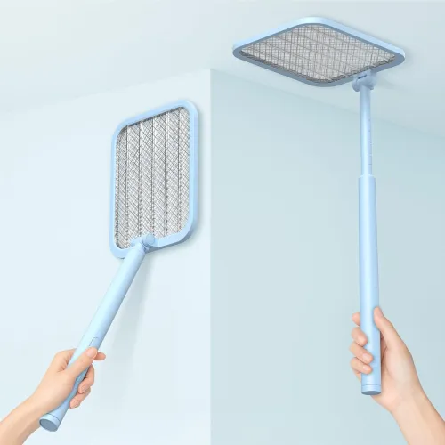 Image of CostarMatter 2025 New Foldable Mosquito Killer Racket with UV Light,Made in India,12 Months Warranty,1200mAh Rechargeabl