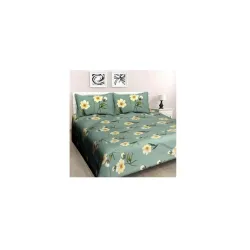 Cotton Double bedsheet 220TC Soft Breathable Superfine Bedding Set Cartoon Design with Pillow Covers for Bedroom Comfort