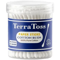 Cotton Ear Buds Pure & Soft Cotton (100 Sticks)
