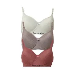 Cotton Lightly Padded Wirefree  Bra