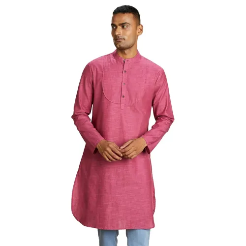 Image of Amazon Brand - Symbol Cotton Solid Regular Men's Kurtas