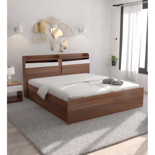 Image of Couch Culture Calton Queen Size Hydraulic Storage Bed Engineered Wood