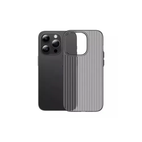 Image of COVERLY Frosted Matte Black Stripes Case for Moto G34