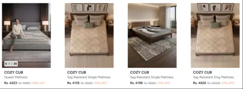 Image of Cozy Cub Mattresses at minimum 79% Discount