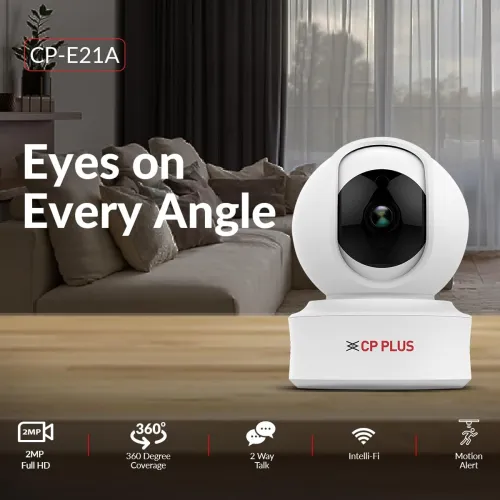 Image of CP PLUS 2MP Full HD Smart Wi-fi CCTV Home Security Camera