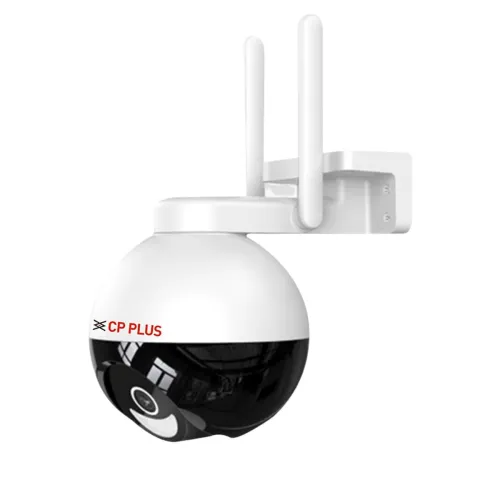 Image of CP PLUS 4MP Quad HD Outdoor Wi-Fi CCTV Camera | 360° Pan & Tilt | Full-Color Night Vision | 