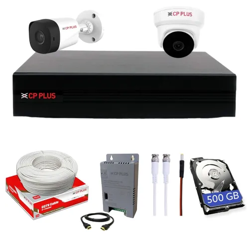 Image of CP PLUS Full HD 4 Channel DVR Cameras 