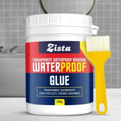 Crack Seal Glue 300gm with Brush Transparent Waterproofing Glue for Roof Leakage