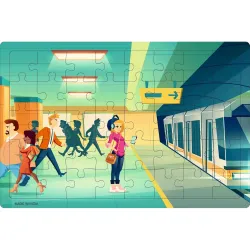 Crackles 40 Pc Paperless Wooden MDF Jigsaw Puzzle