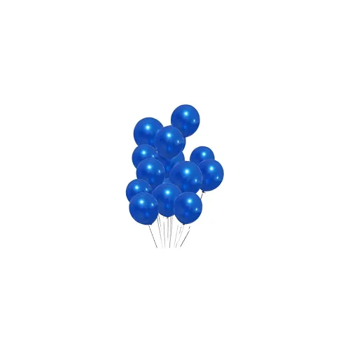 Image of Crackles Blue Metallic Balloons For Happy Birthday Decorations,Baby Shower,Party Supplies,Bachelorette Bride To be 50 PC