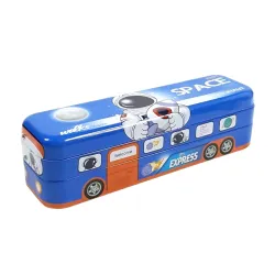 Crackles Cartoon Metal Pencil Box