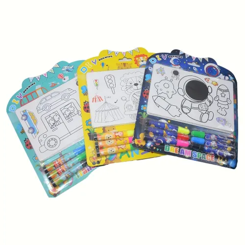 Image of Crackles Coloring Stationery Sheets * Pack of 5