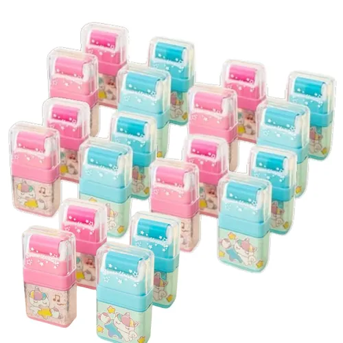 Image of Crackles Cute Kawaii Roller Erasers (Pack of 20)