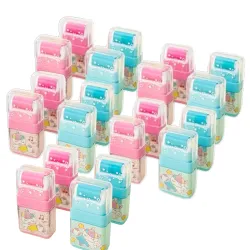 Crackles Cute Kawaii Roller Erasers  (Pack of 20)