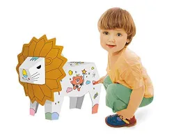 Crackles DIY 3D Paper Cardboard Folding Puzzle 