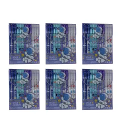 Crackles Erasable Gel Pens for Writing (Pack of 6)