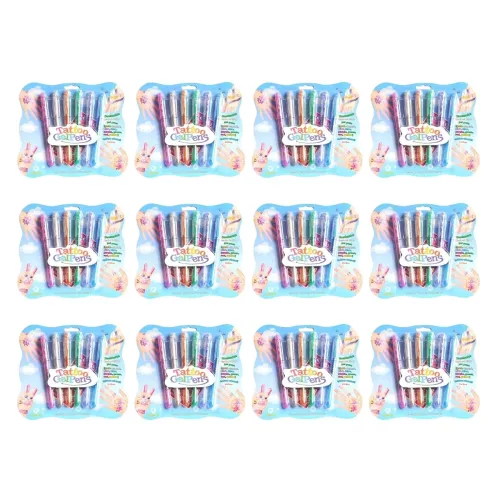 Image of Crackles Fancy Tattoo Gel Pen Pack (Pack of 12)