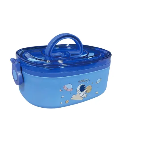 Image of Crackles Microwave Safe Thermal Stainless Steel Lunch Box