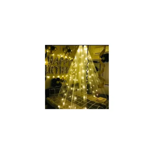 Image of Crackles Pink Decoration Net