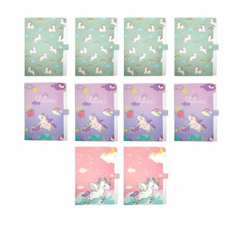 Image of Crackles Unicorn File Folder 10pack