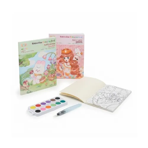 Image of Crackles Watercolor Book Painting Set * Pack of 2