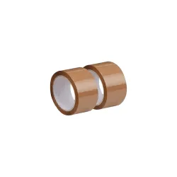 CRAE Packaging Brown Cello Tape 100 Meter | Pack of 2
